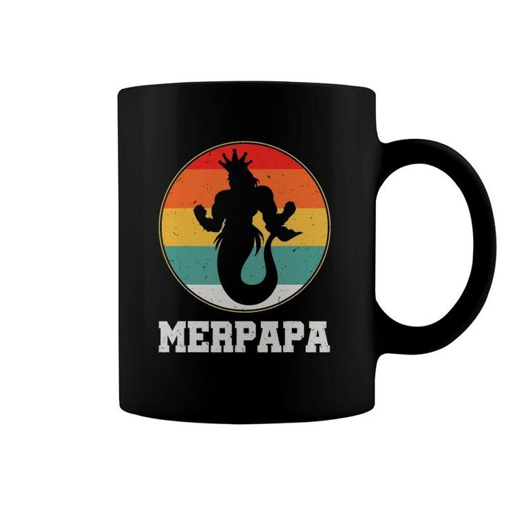 Merdpapa Security Merman Mermaid Daddy Fish Father's Day Coffee Mug