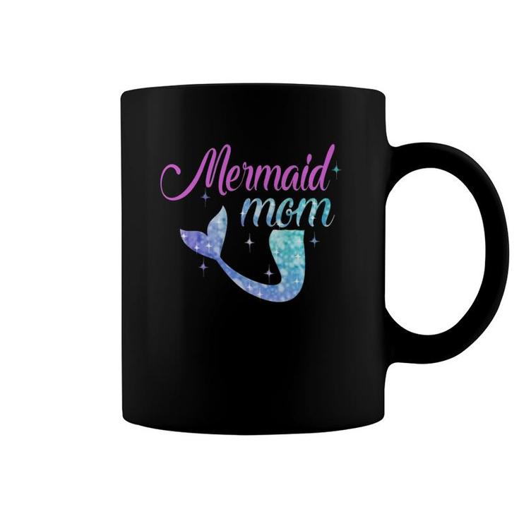 Mermaid Mom Mother's Day Mermom Bridesmaid Party Gifttee Coffee Mug