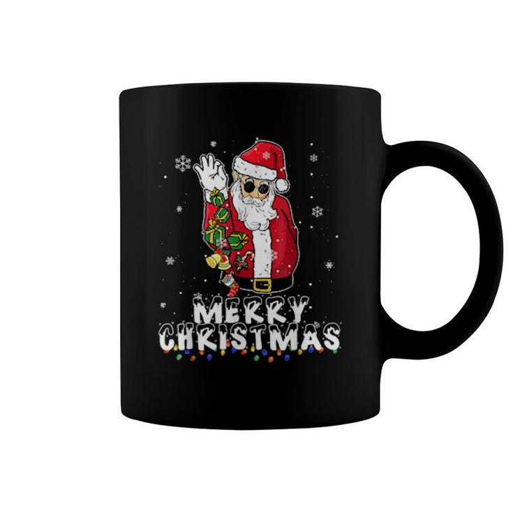 Merry Christmas 2021 Santa Claus Family Pajamas Xmas  Coffee Mug