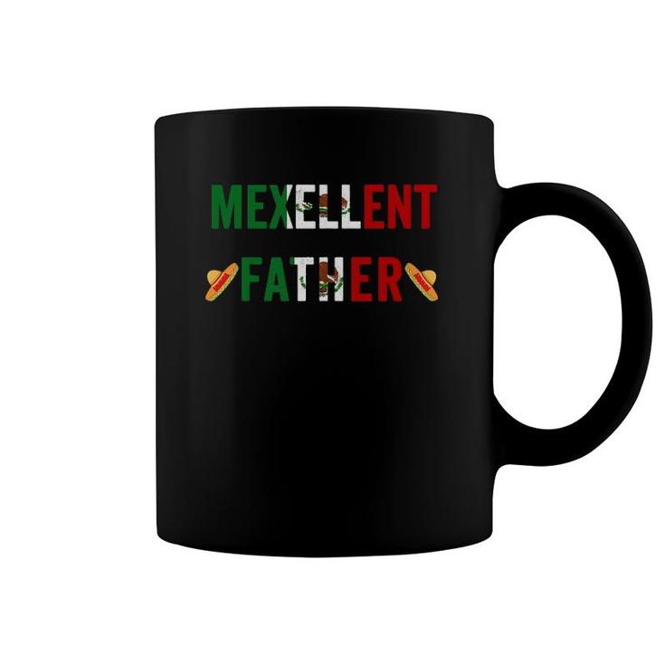Mexellent Father - Funny Mexican Excellent Dad Father's Day Coffee Mug