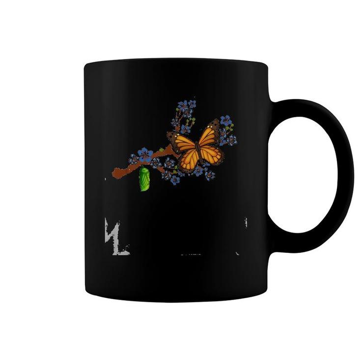 Milkweed Monarch Butterfly And Cocoon Nature Lover Tank Top Coffee Mug