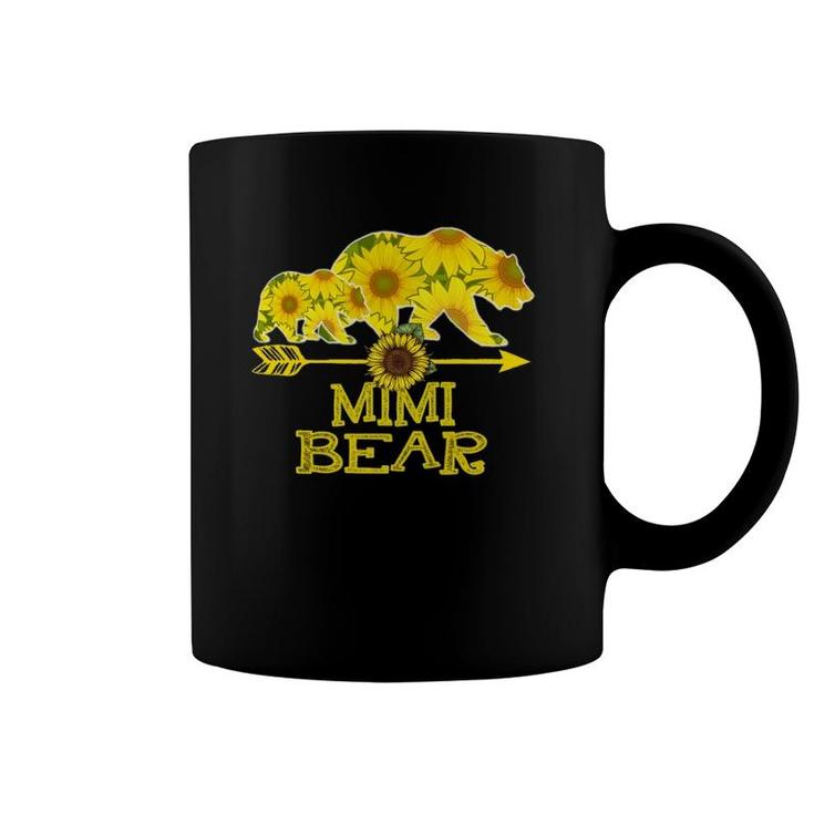 Mimi Bear Bear Sunflower Mother Father Gifts Coffee Mug