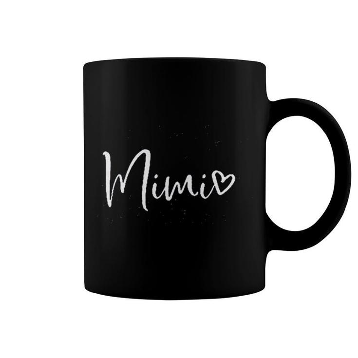 Mimi Heart Graphic Cute Grandma Coffee Mug