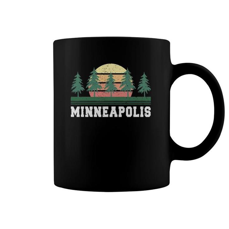 Minneapolis Retro Vintage City Men Women Kids Gift Coffee Mug