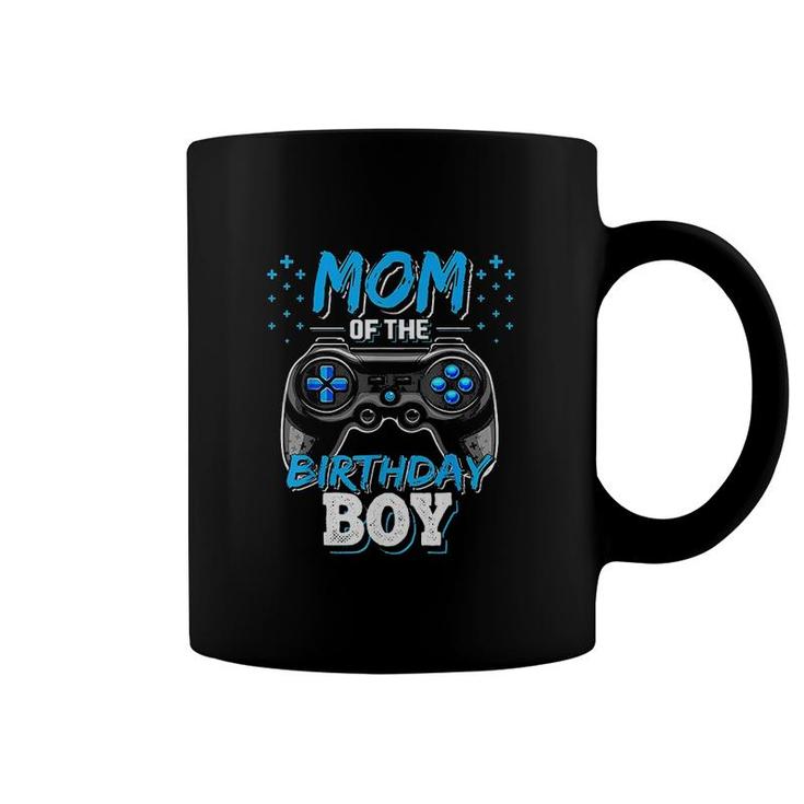 Mom Blue Boy Matching Video Gamer Birthday Party Mothers Day Coffee Mug