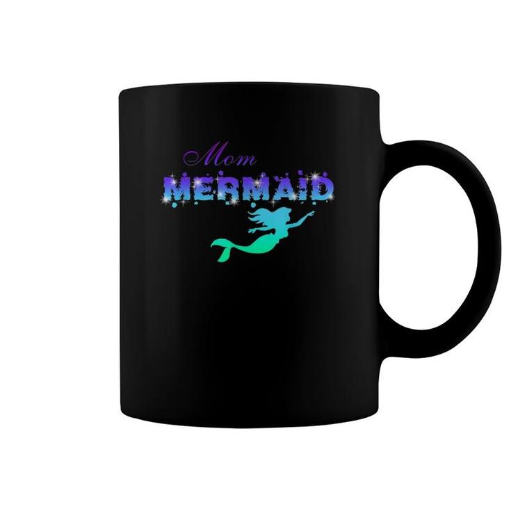 Mom Mermaid Mother Mum Team Squad Coffee Mug