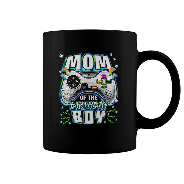 Mom Of The Birthday Boy Matching Video Gamer  Coffee Mug
