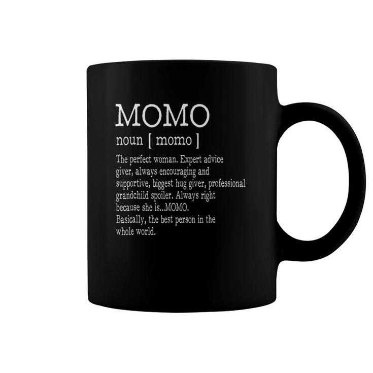 Momo Definition Grandma Mother Day Gifts Women Coffee Mug