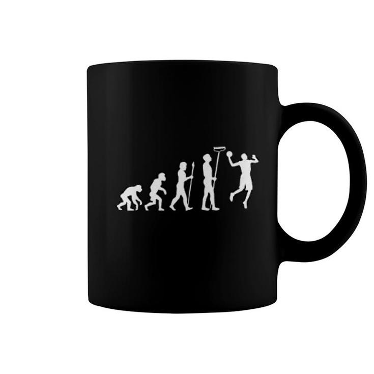 Monkey To Modern Basketball Coffee Mug