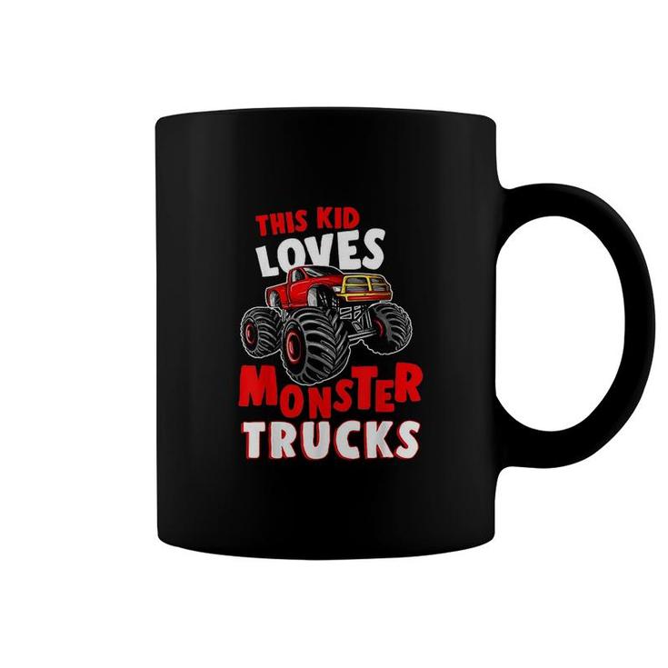 Monster Truck Apparel Boys Toddler Kids Men Monster Truck Coffee Mug