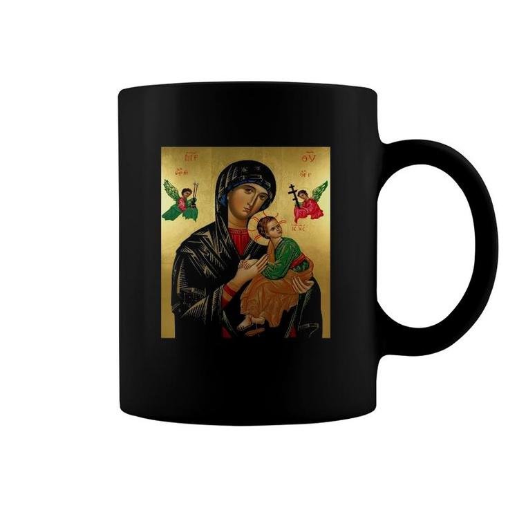 Mother Mary And Jesus Christian Coffee Mug