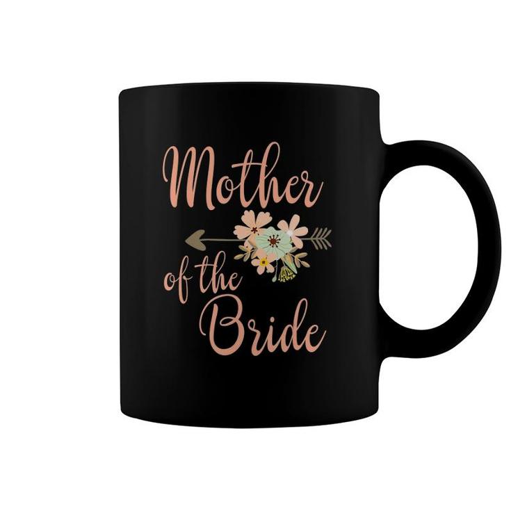 Mother Of The Bride - Wedding Party - Pretty Floral Coffee Mug