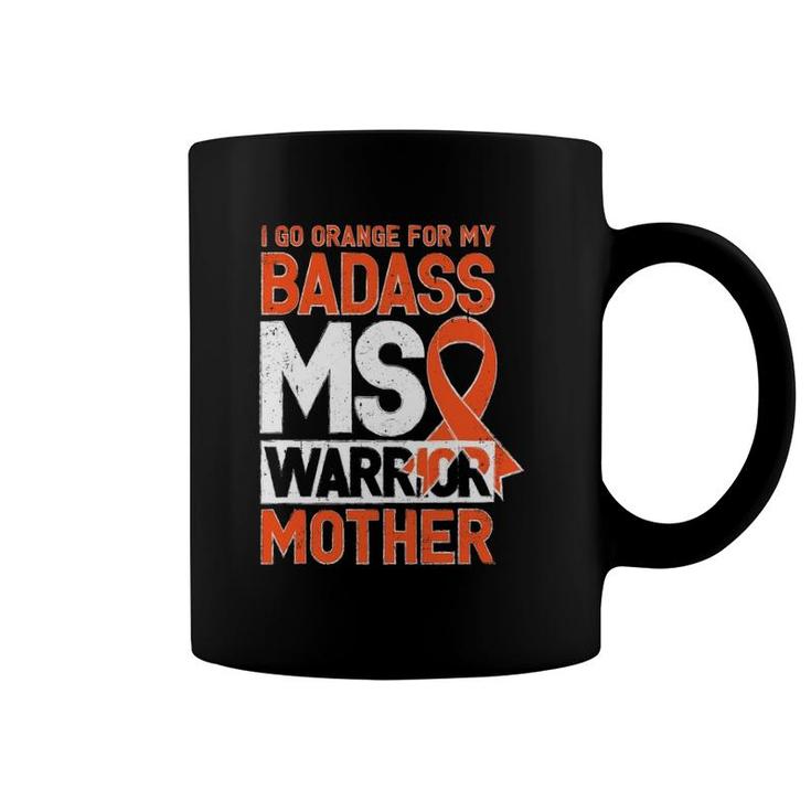 Multiple Sclerosis Ms Awareness Badass Warrior Mother Mom Coffee Mug