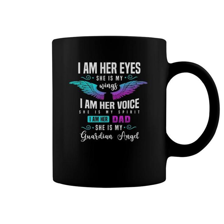 My Daughter Is My Guardian Angel Tee I Am Her Dad Grief Coffee Mug