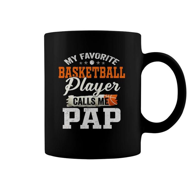 My Favorite Basketball Player Calls Me Pap Coffee Mug