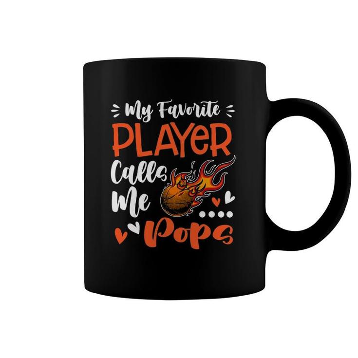 My Favorite Basketball Player Calls Me Pops Coffee Mug