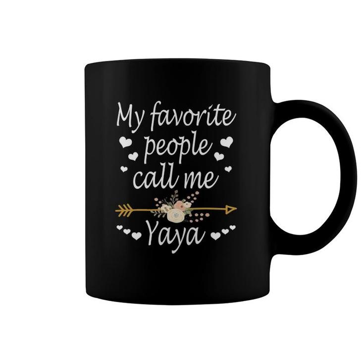 My Favorite People Call Me Yaya Mother's Day Gift Coffee Mug