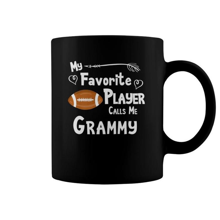 My Favorite Player Calls Me Grammy Football  Coffee Mug