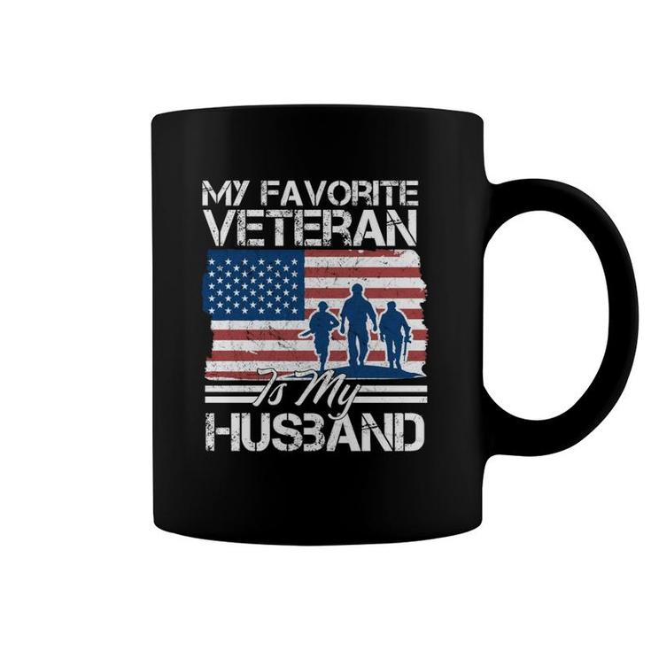My Favorite Veteran Is My Husband Coffee Mug