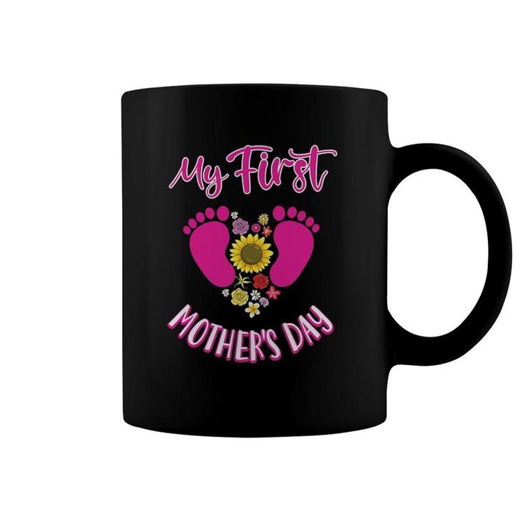 My First Mother's Day Cute Newborn Mom Celebration Coffee Mug