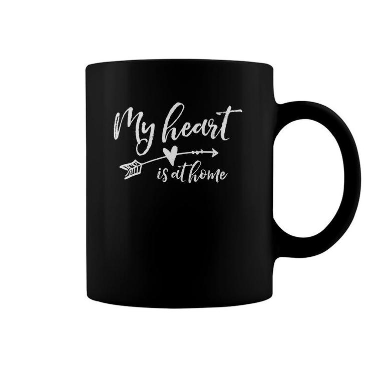 My Heart Is At Home - Christian Homemaker Mother Coffee Mug