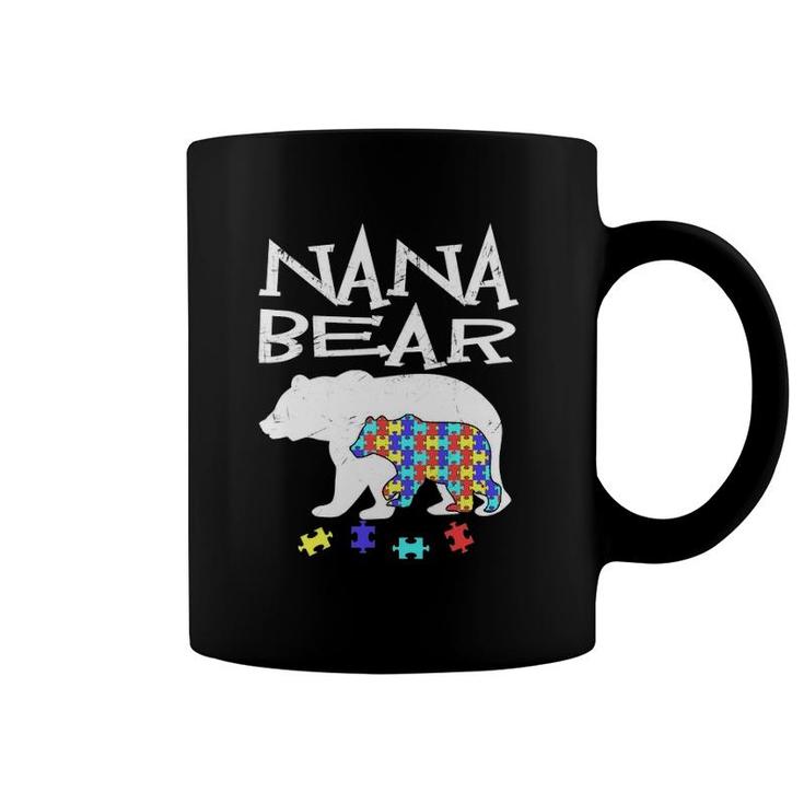 Nana Bear Autism Awareness Autism Mama Mom Mommy Tee Coffee Mug