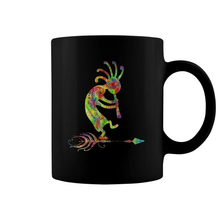 Native American Kokopelli With Feather 1 Fan Fun  Coffee Mug