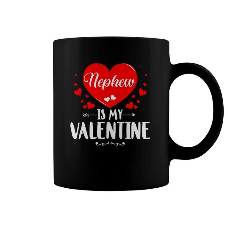 Nephew Is My Valentine Matching Family Grandma Gifts Coffee Mug