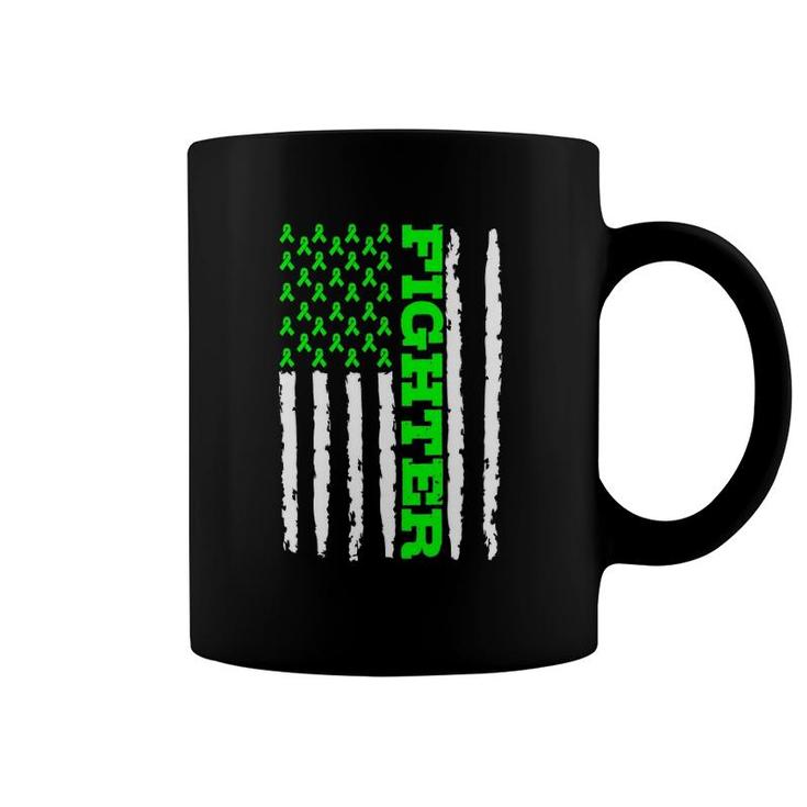 Nephrotic Syndrome Awareness Fighter American Flag Coffee Mug