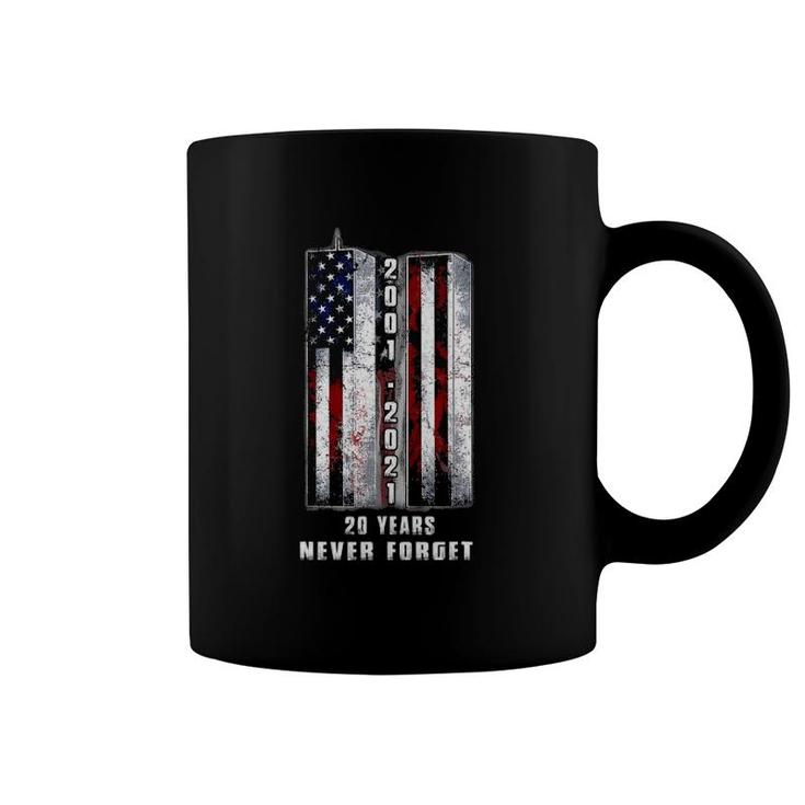 Never Forget Patriotic 911-20 Years Anniversary Coffee Mug