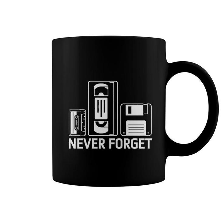 Never Forget Retro Cassette Tape Coffee Mug