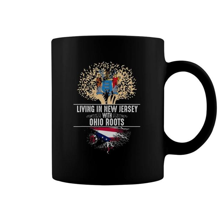 New Jersey Home Ohio Roots State Tree Flag Love Gift Coffee Mug