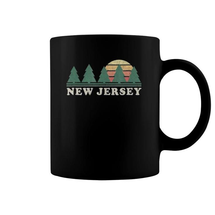 New Jersey Nj Vintage Graphic Tee Retro 70S Design Coffee Mug
