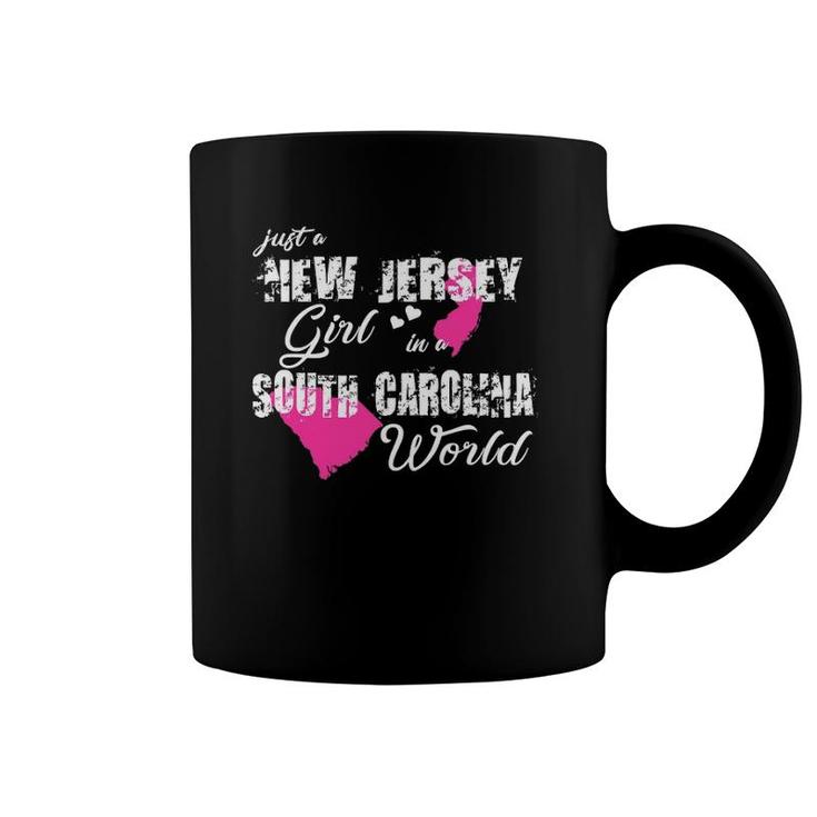 New Jersey S Just A New Jersey Girl In A South Carolina Coffee Mug