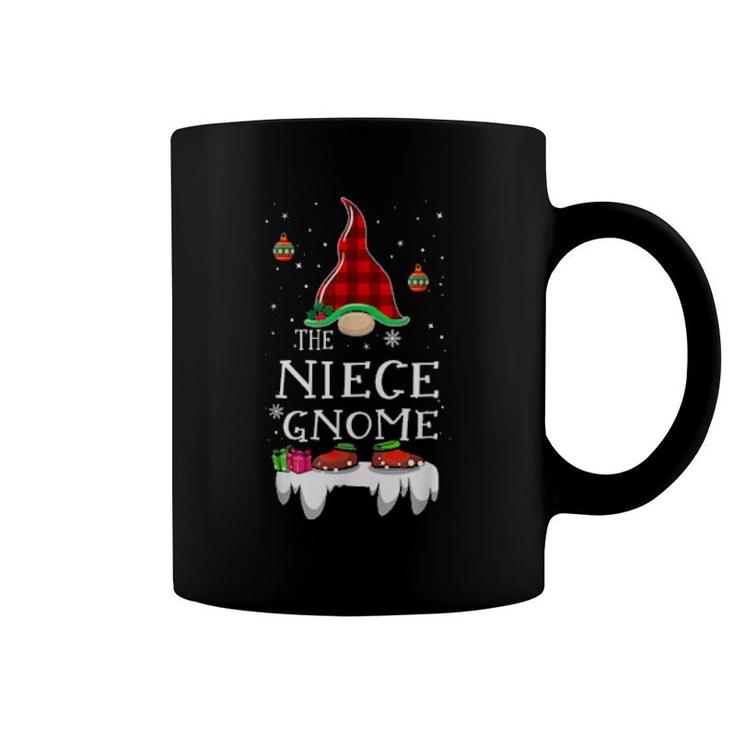 Niece Gnome Buffalo Plaid Matching Family Christmas Pajama  Coffee Mug