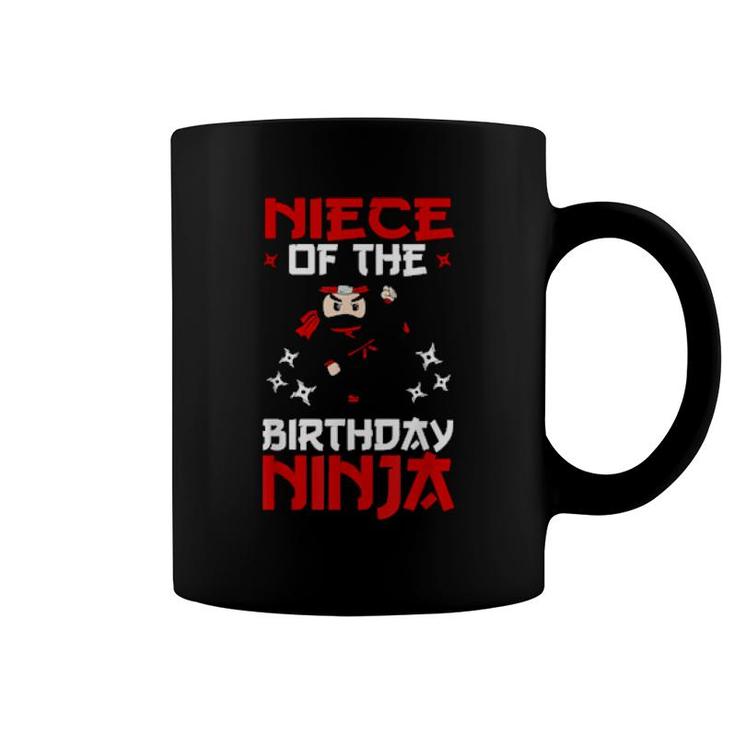 Niece Of The Birthday Ninja Shinobi Themed Bday Party  Coffee Mug