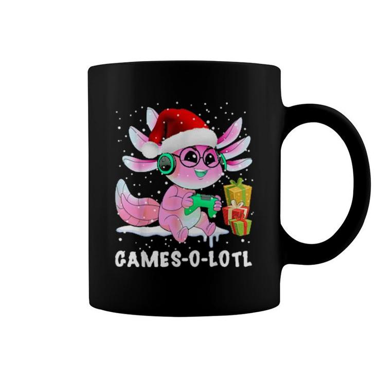 Niedliches Axolotl Gamesolotl Spielvideospiel Weihnachtsliebhaber  Coffee Mug