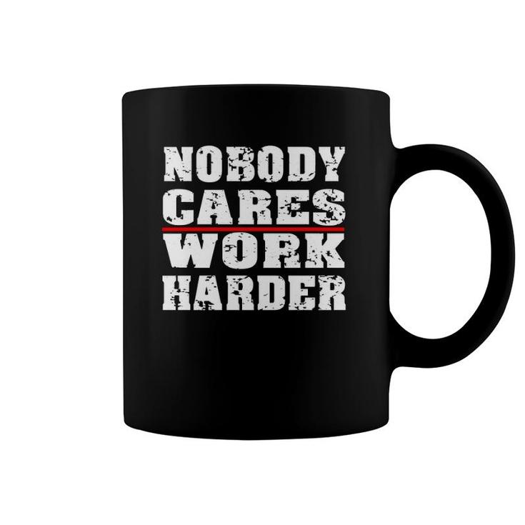 Nobody Cares Work Harder Personal Trainer Workout Gym Coffee Mug