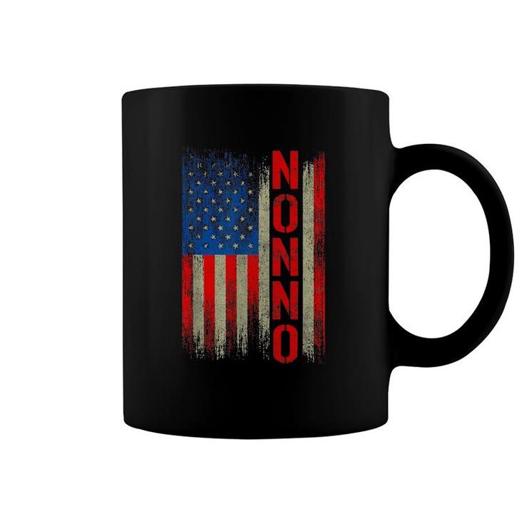Nonno Gift America Flag Gift For Men Father's Day Funny Coffee Mug