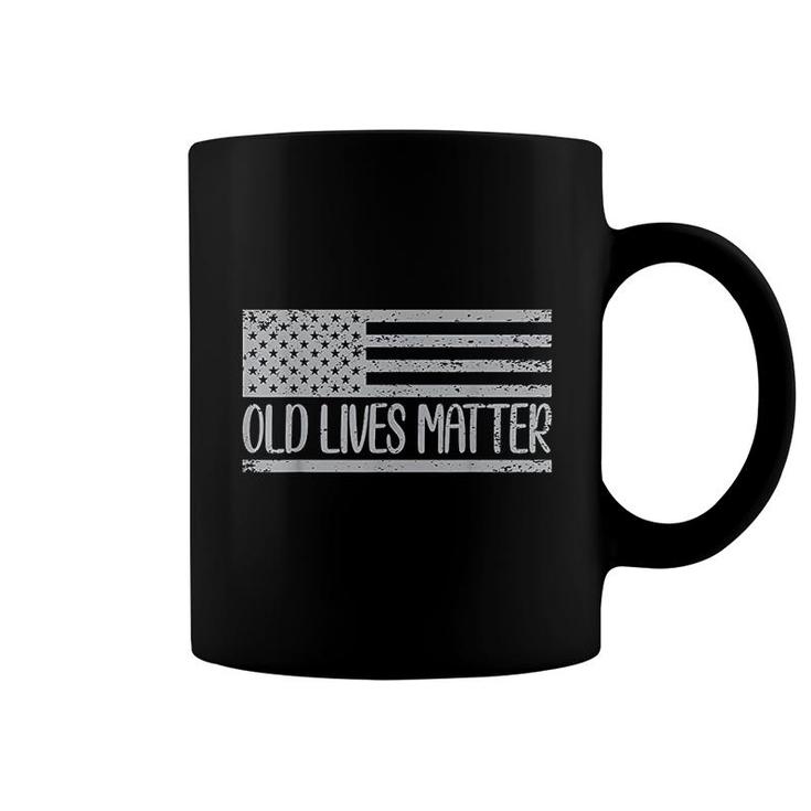 Old People 50th Birthday Old Lives Matter Design  Coffee Mug