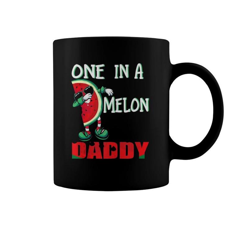 One In A Melon Daddy Dabbing Watermelon  Coffee Mug