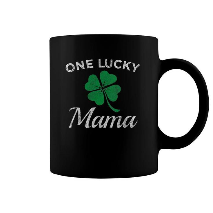 One Lucky Mama - St Patrick's Day Retro Mother Gift Coffee Mug