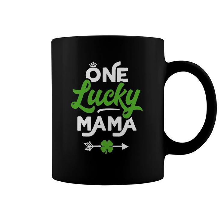 One Lucky Mama  Women Cute Pregnancy St Patrick's Day Coffee Mug