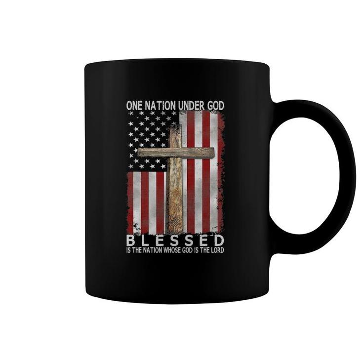 One Nation Under God Christian Jesus Coffee Mug