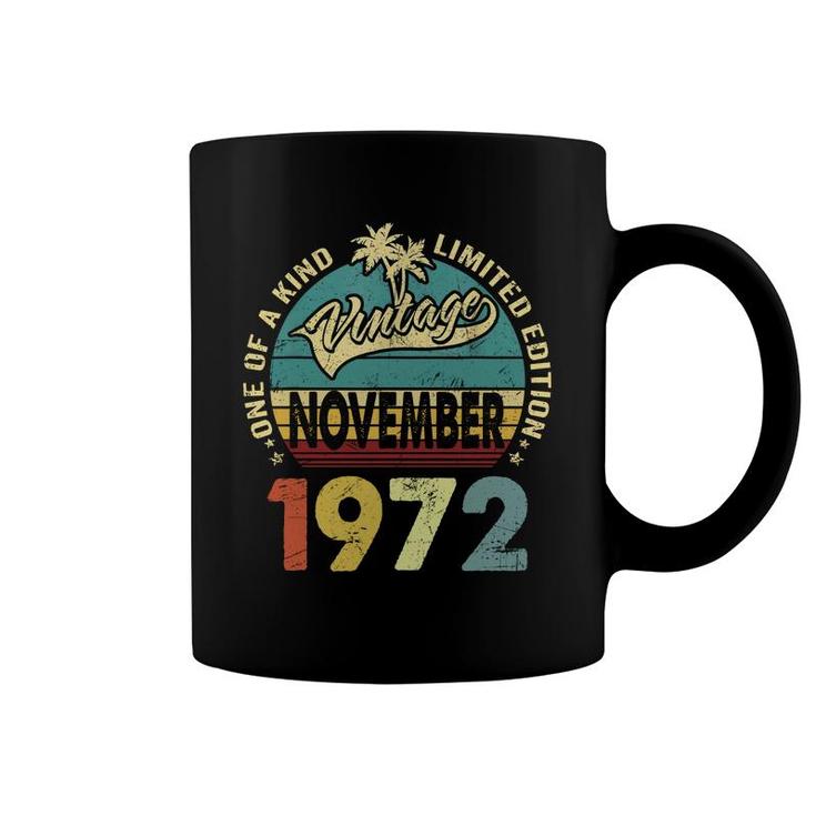 One Of A Kind Awesome Vintage November 1972 50Th Birthday Gift Coffee Mug