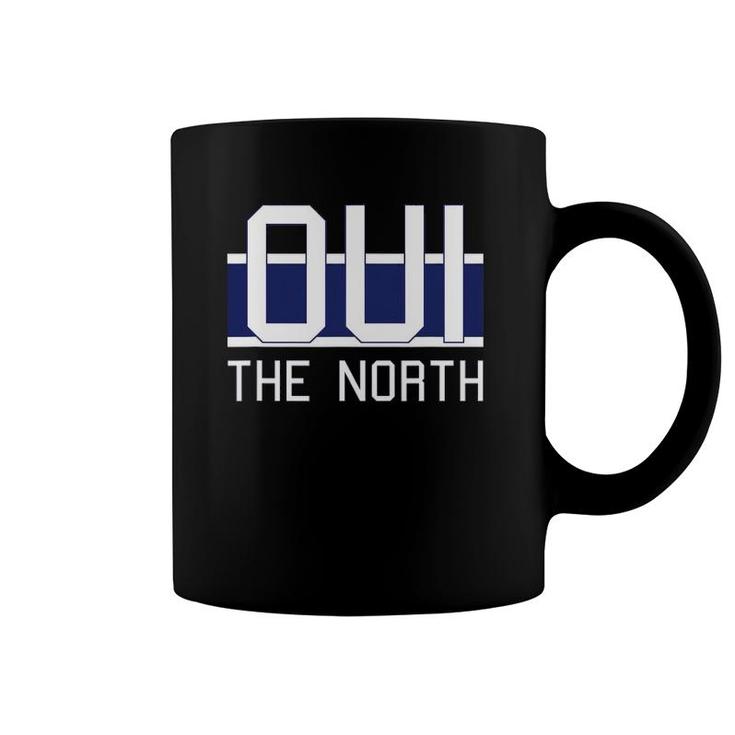 Oui The North, Hockey - Quebec, Canada Coffee Mug