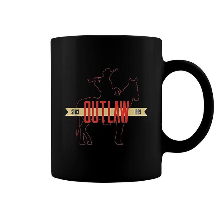 Outlaw Red Horse Cowboy Adventure Coffee Mug
