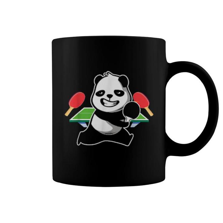 Panda Bear Ping Pong Player Table Tennis Ball Sports Animal  Coffee Mug