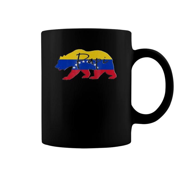 Papi Bear  Venezuela Flag Coffee Mug