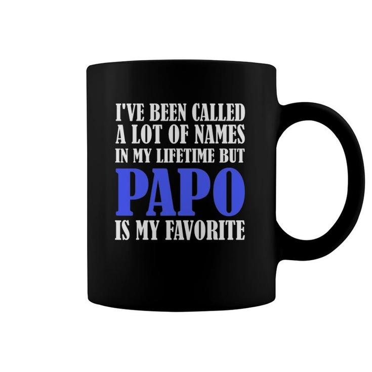 Papo Grandpa Names Grandfather Fathers Day Coffee Mug